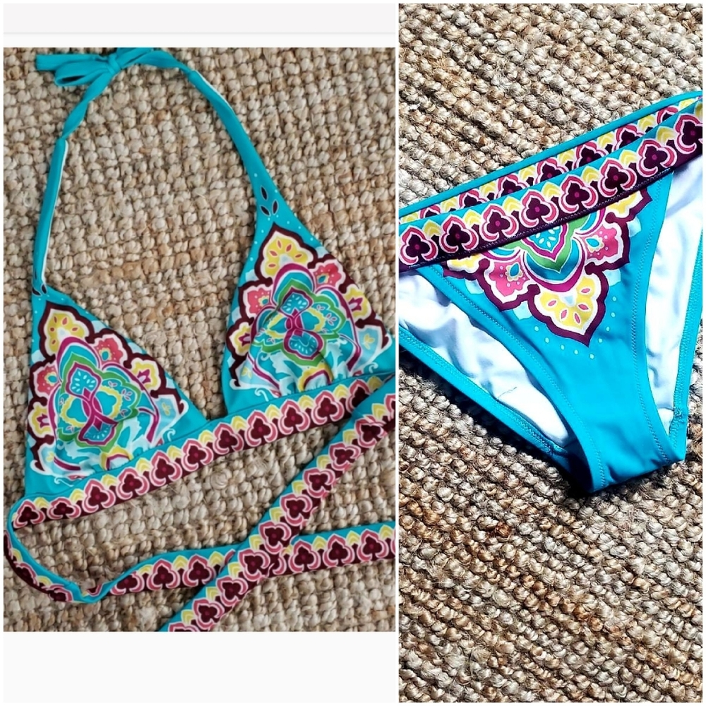 Paisley VS bikini M top/S bottom